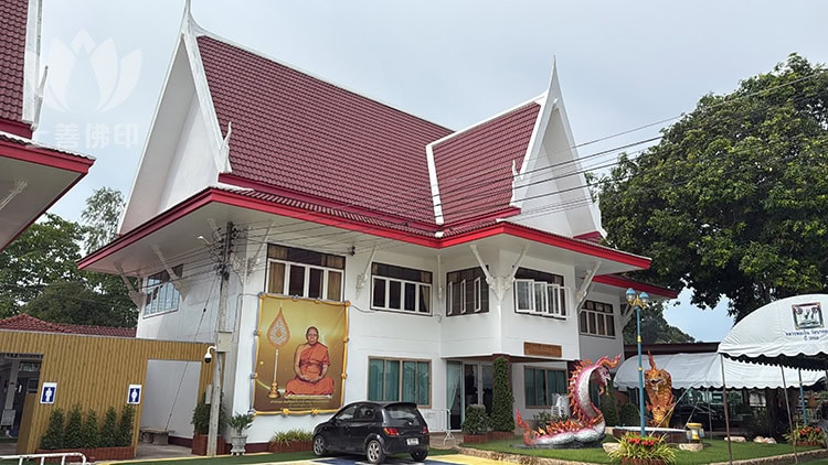 Wat Bangklan寺廟內現主席的住院