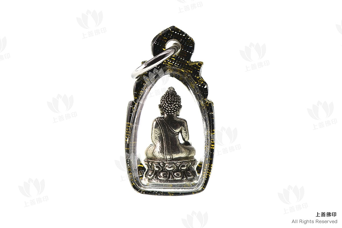 龍婆蓋 - 2557法會 洗威猜藥師佛 (藥師佛坐拉胡), 背面圖 (小模)