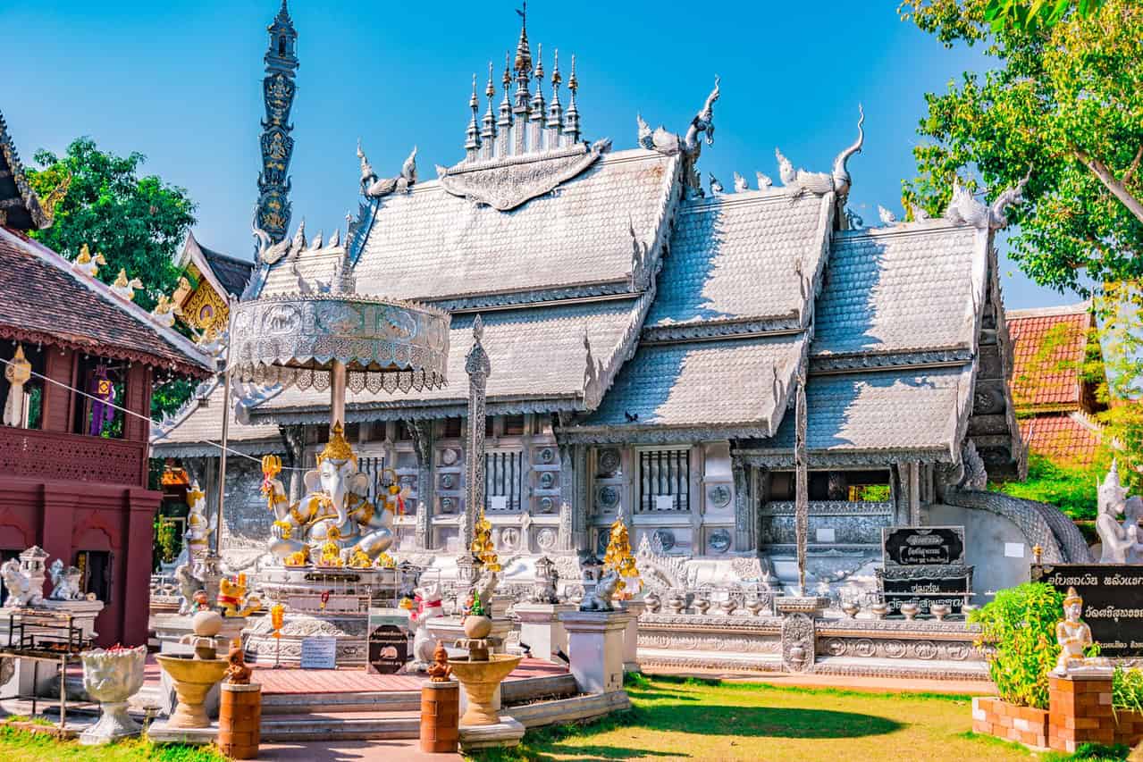 清邁Wat Srisuphan銀廟