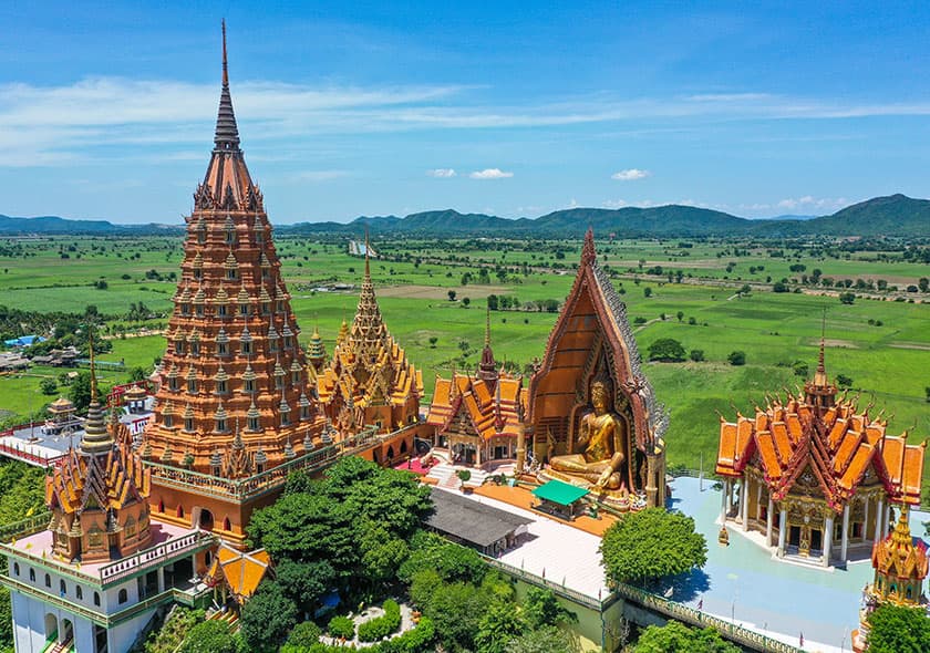 北碧Wat Tham Seua山洞寺廟