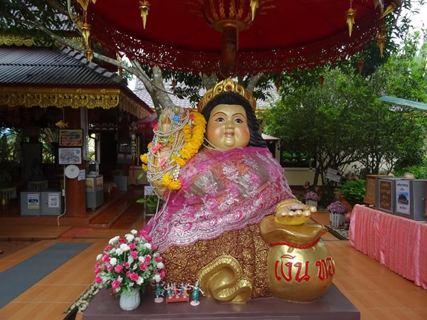 招財女神供奉示例