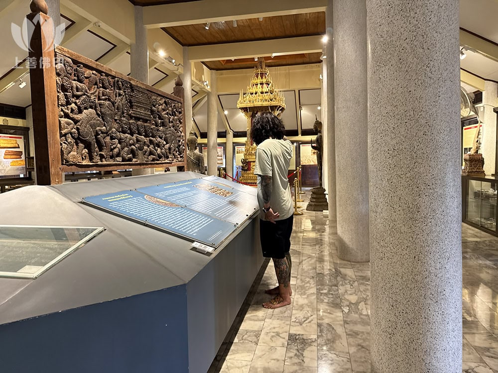 寺廟的博物館內